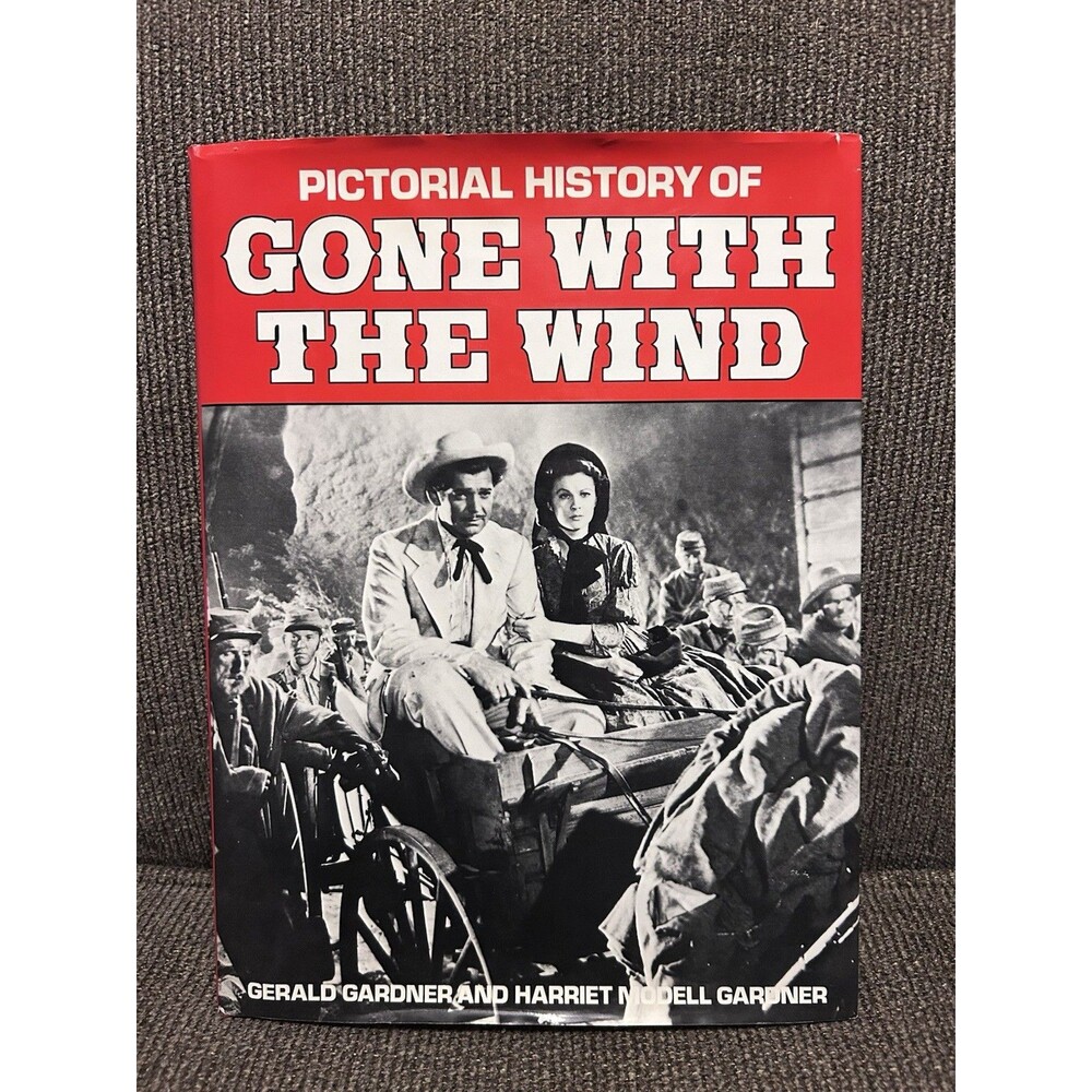 VINTAGE 1983 PICTORIAL HISTORY OF GONE WITH THE WIND Gerald Harriet - Kreskin
